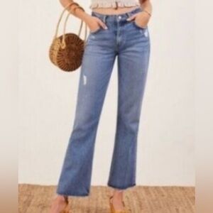 Reformation Olympic Cropped Jeans